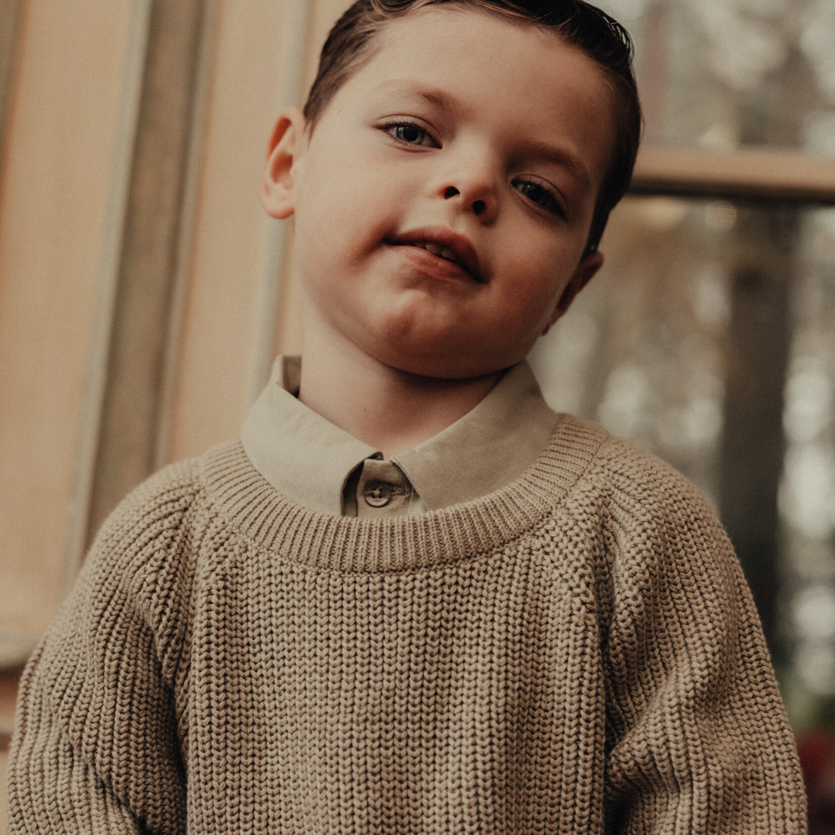 Baje Thun sweater knit | green pistache