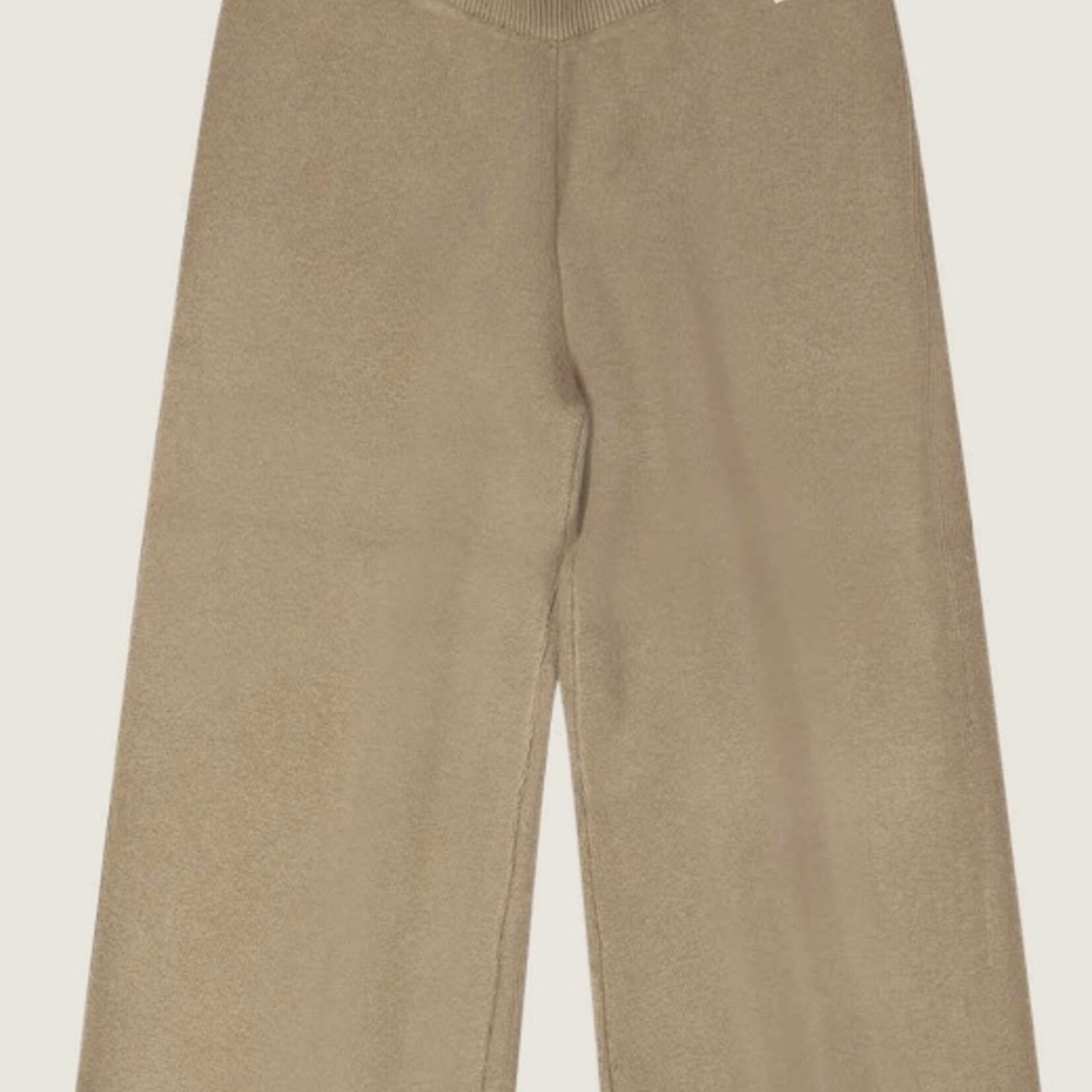 Baje Maggia pants heavy knit straight | sand desert