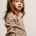 Baje Velan sweater check knit colar