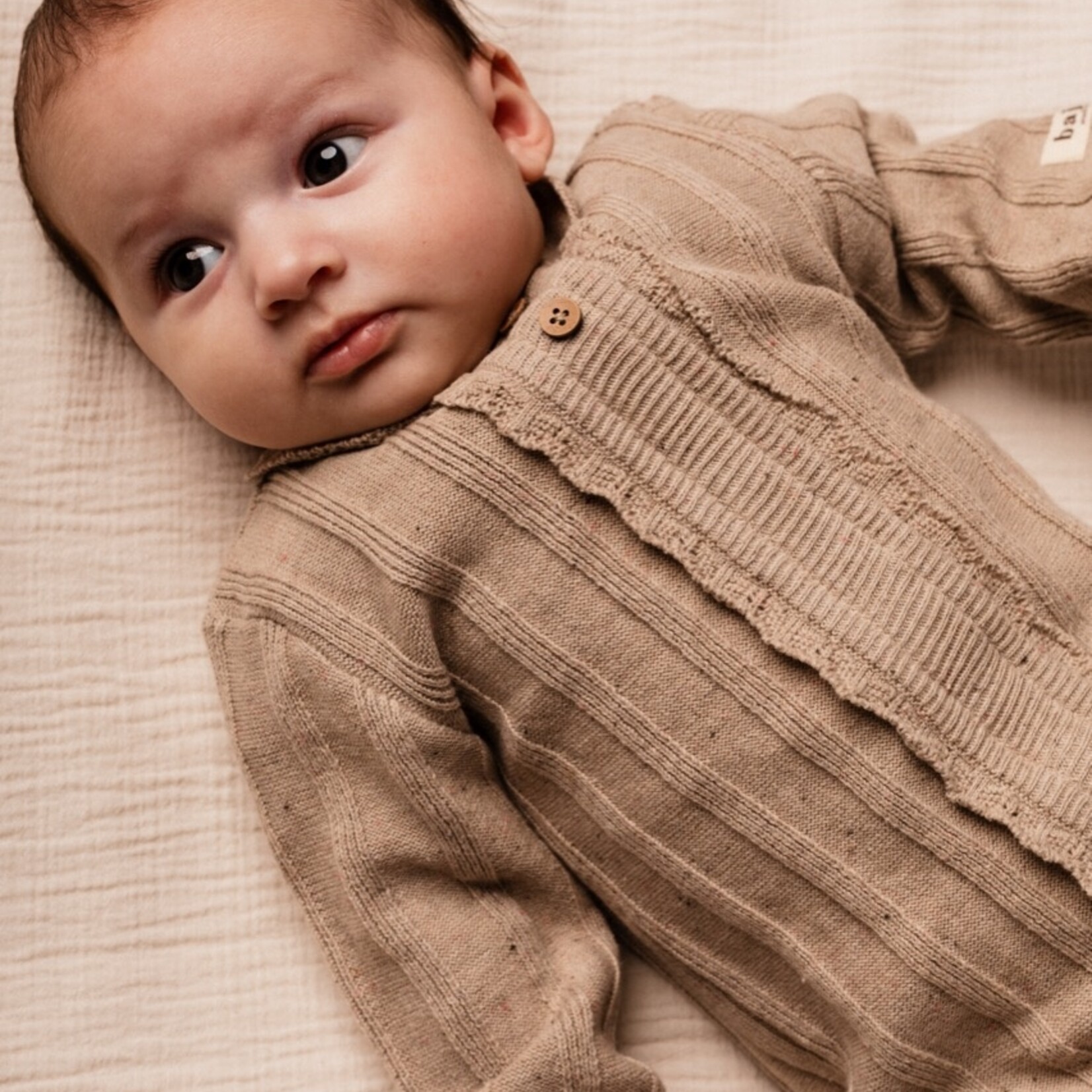 Baje Cotes combinaison knit | peach almond