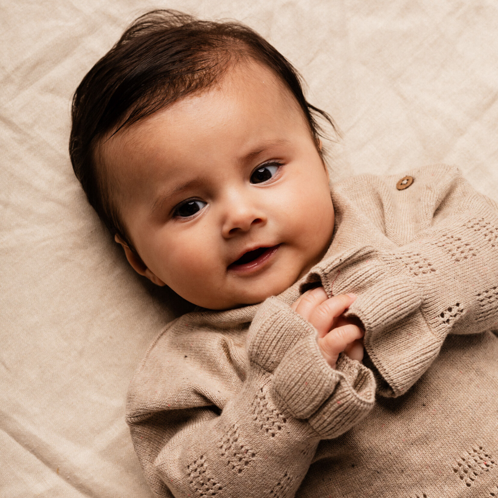 Baje Livres sweater knit | sand desert