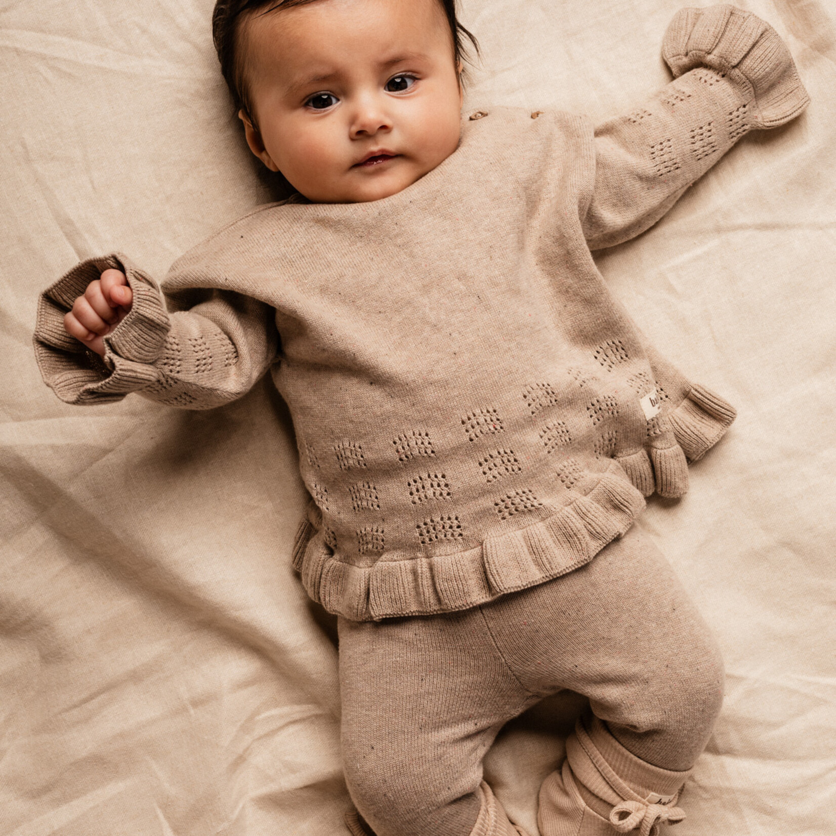 Baje Livres sweater knit | sand desert