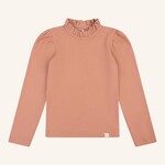 Navy Natural Loulou top rib | rose dawn