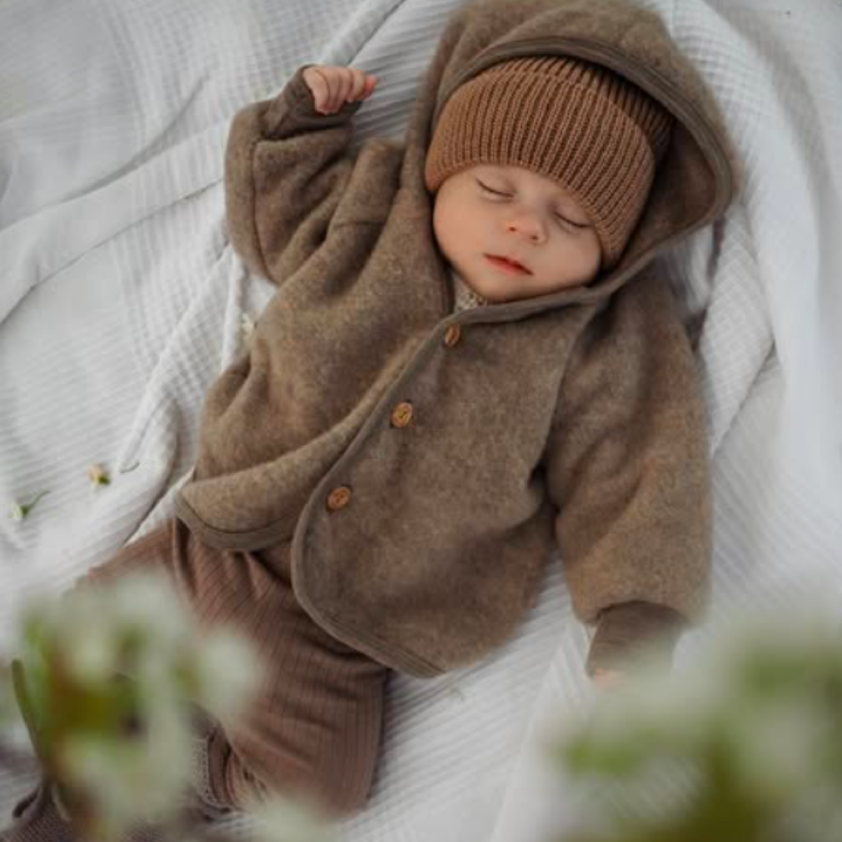 Engel Natur Wool jacket | walnut