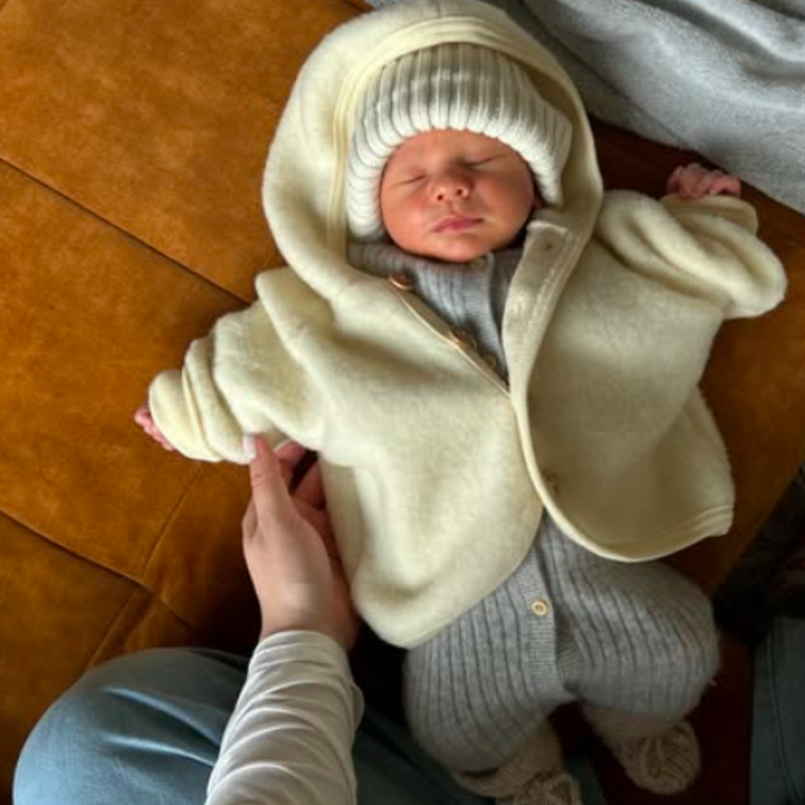 Engel Natur Veste en laine | naturelle