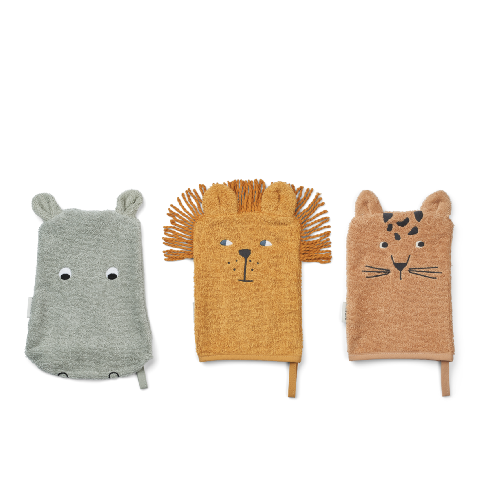 Liewood Sylvester washcloth |  safari 3P