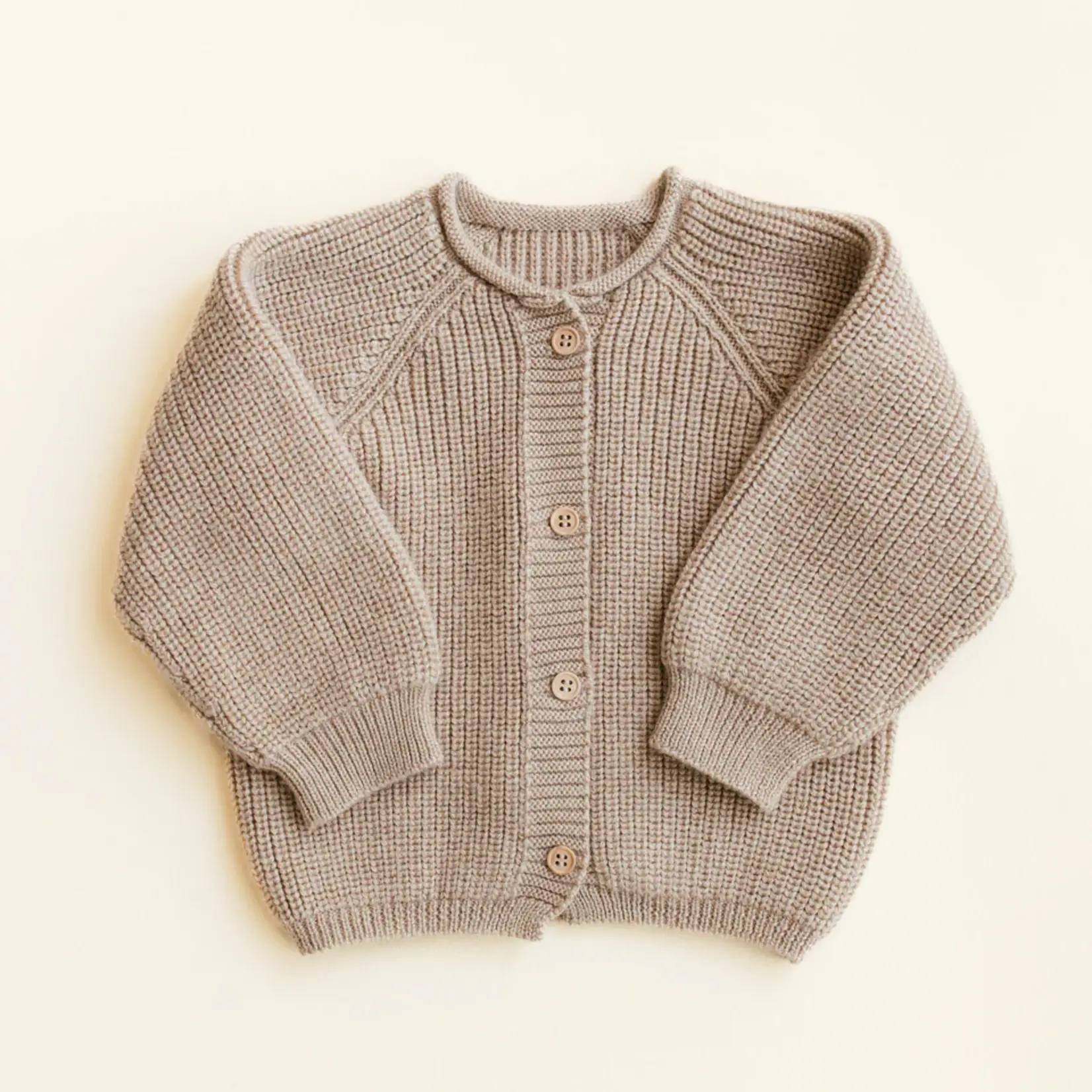 Hvid Cardigan Inga | sand