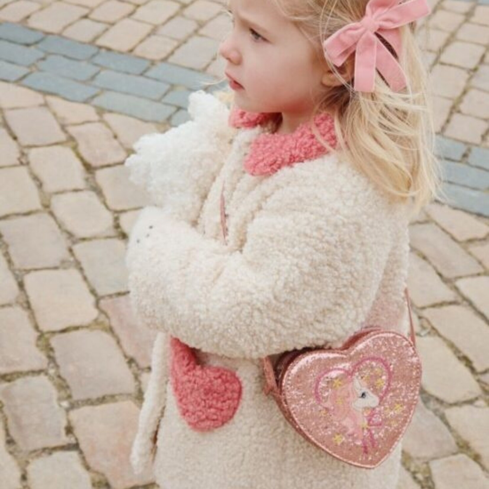 Konges Sløjd Calin coat | hearts antique white