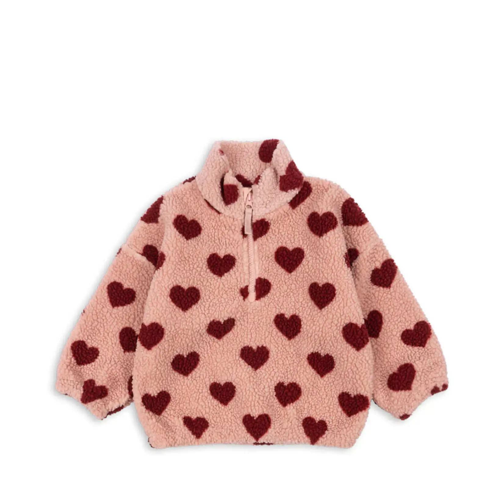 Konges Sløjd Jody teddy half zip jacket | coeur mellow