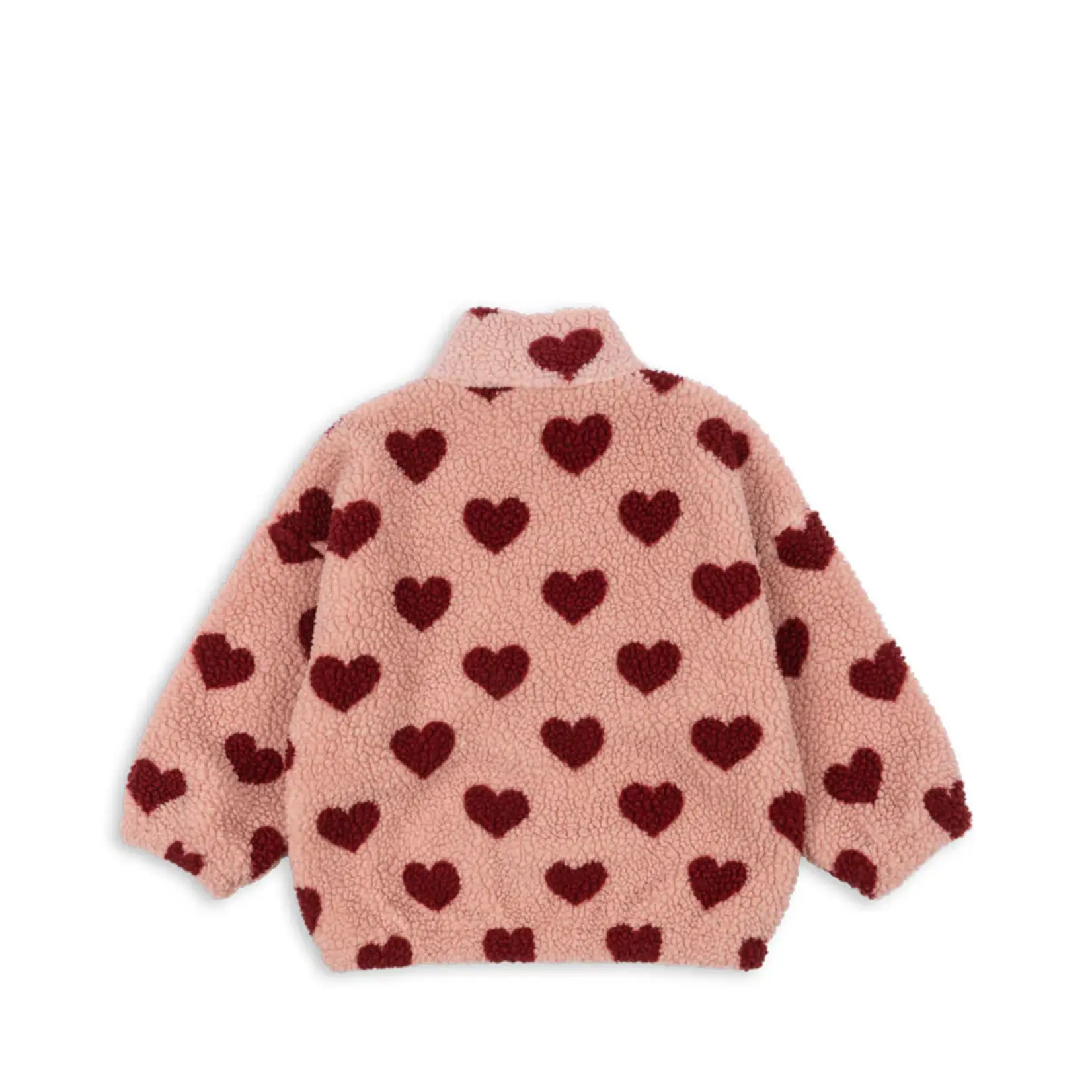 Konges Sløjd Jody teddy half zip jacket | coeur mellow