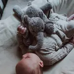 Flow Amsterdam Rechargeable heartbeat comforter  |  hartslagknuffel George grey