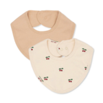 Konges Sløjd Lot de 2 bavoirs  |  cherry