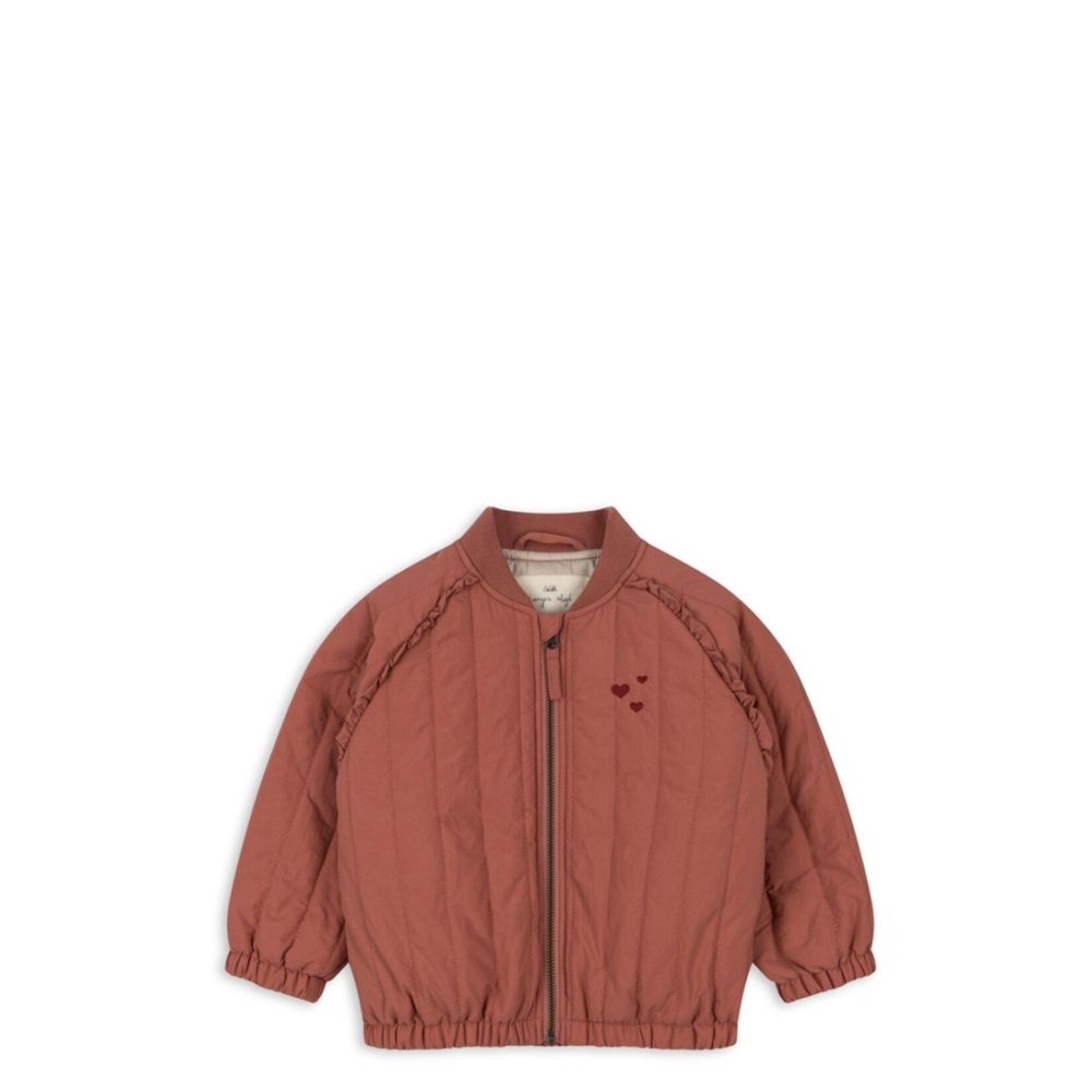 Konges Sløjd Juno frill bomber jacket canyon rose | cerise