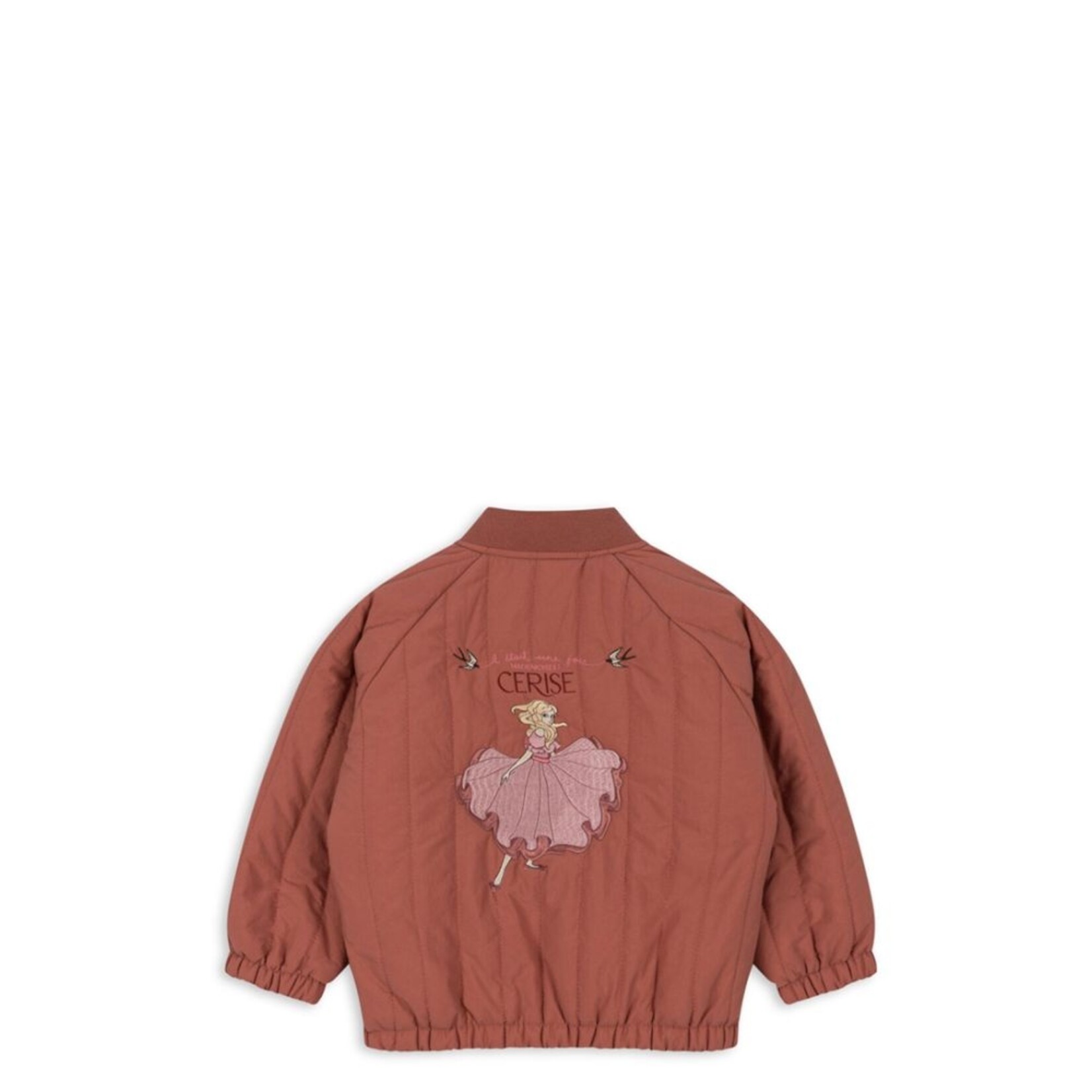 Konges Sløjd Juno frill bomber jacket canyon rose | cerise
