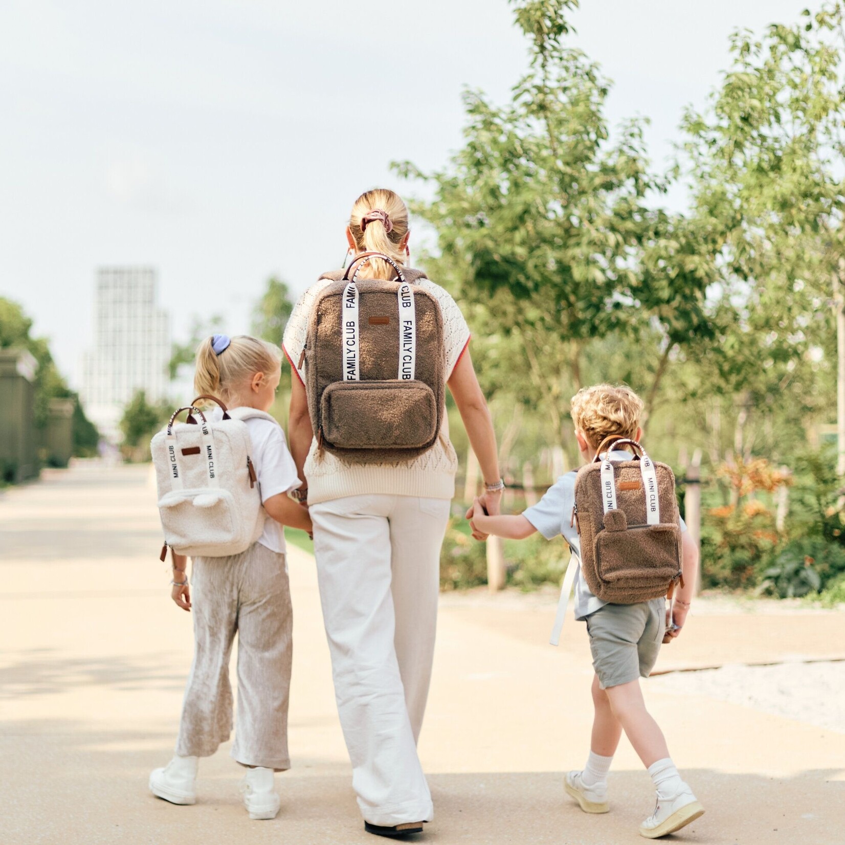 Childhome Mini club sac à dos nounours marron