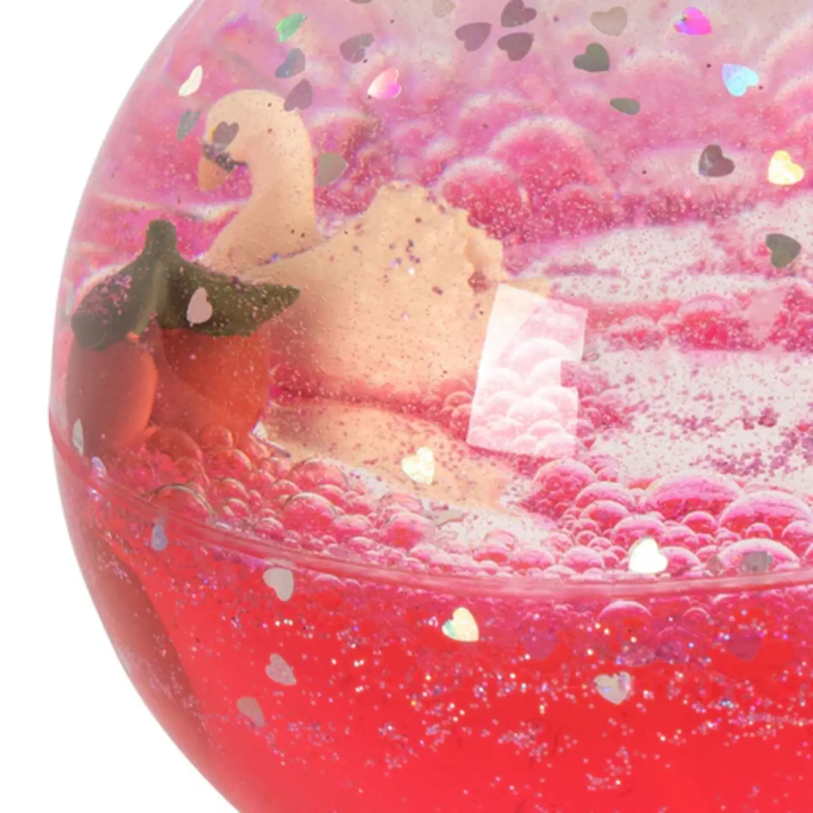 Konges Sløjd Sensorische glitter water ball | cherry