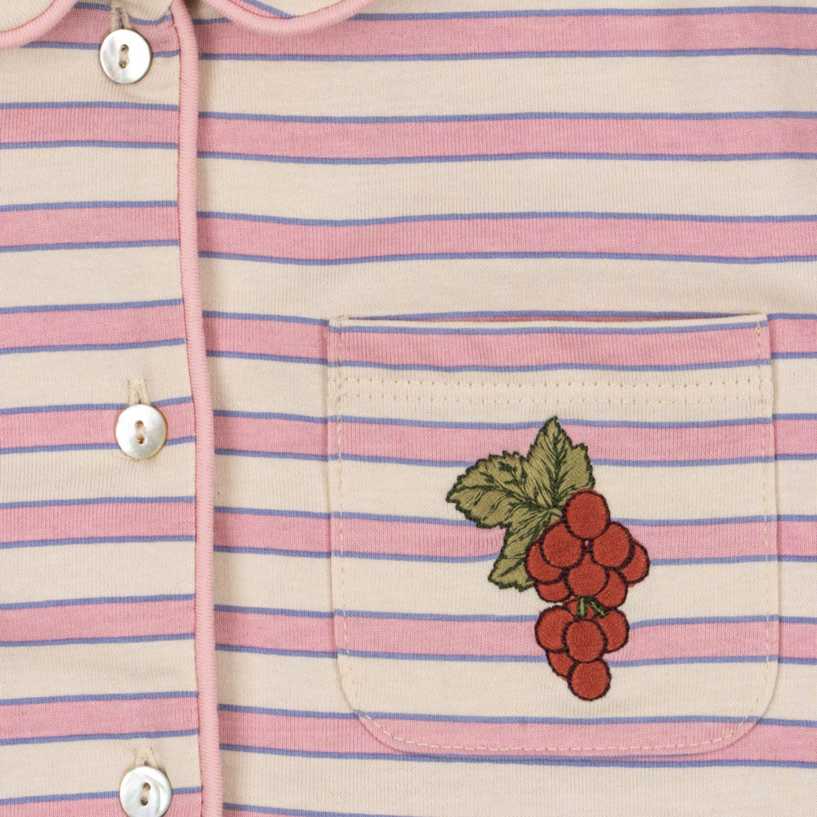 Konges Sløjd Pio frill pyjama set | lolly stripe