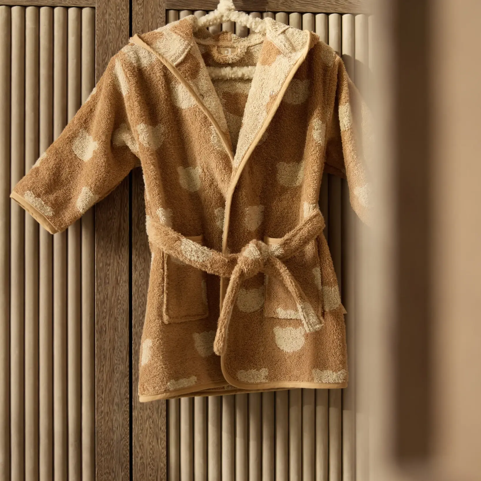 Jollein Bathrobe 1-2Y teddy bear