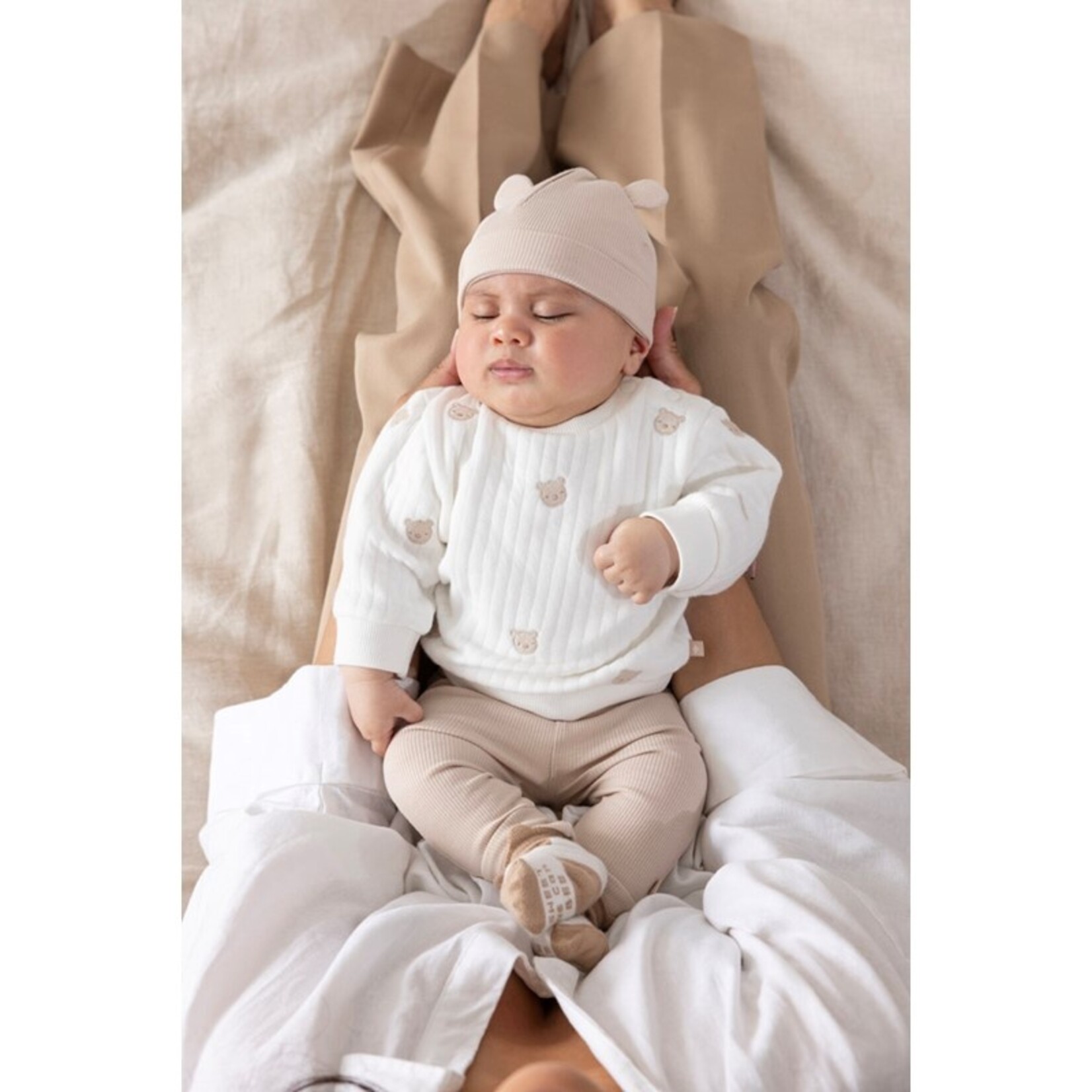 Feetje Sweater ao embroidery | honey bear