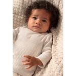 Feetje Longsleeve ribmet streep | honey bear