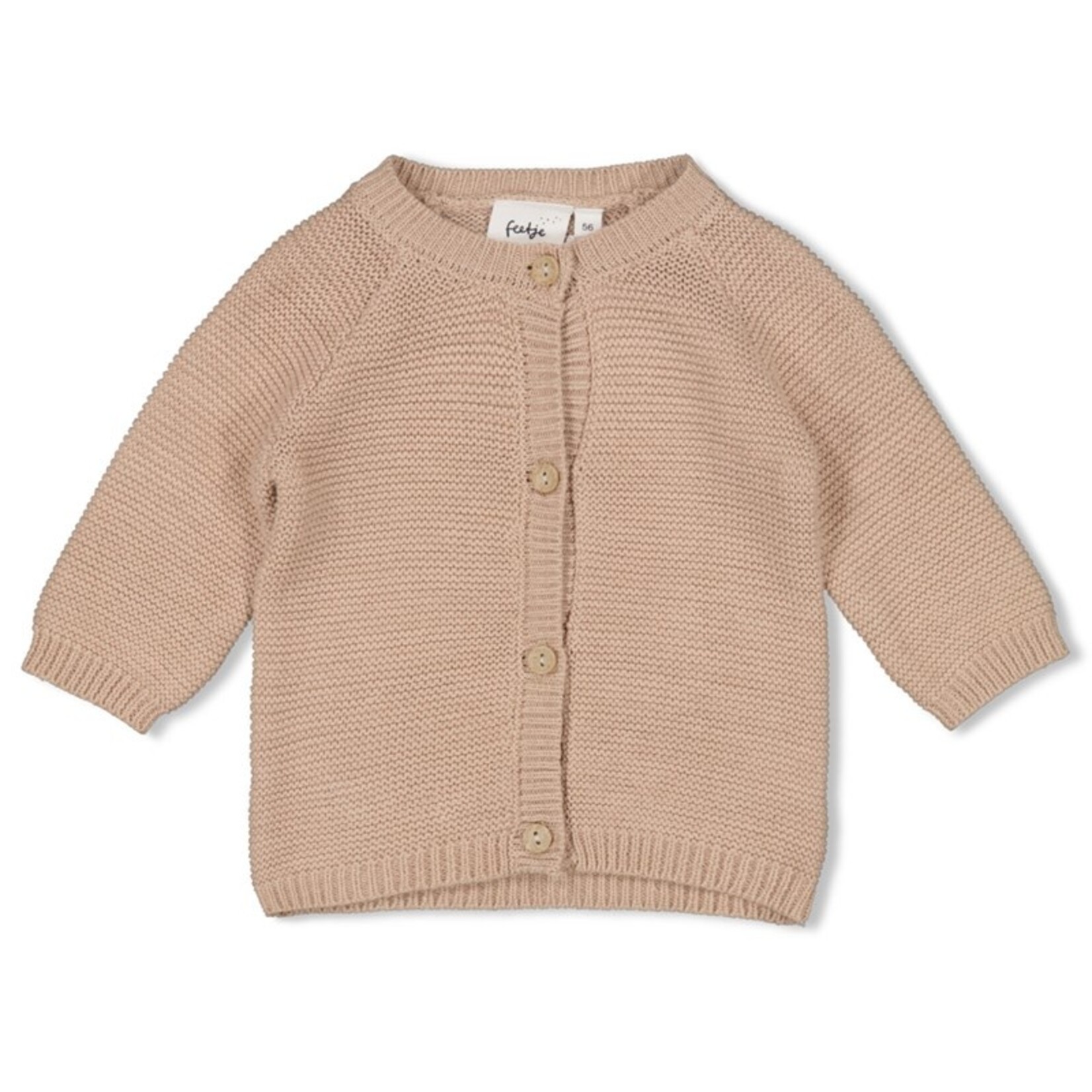 Feetje Knitted cardigan | honey bear