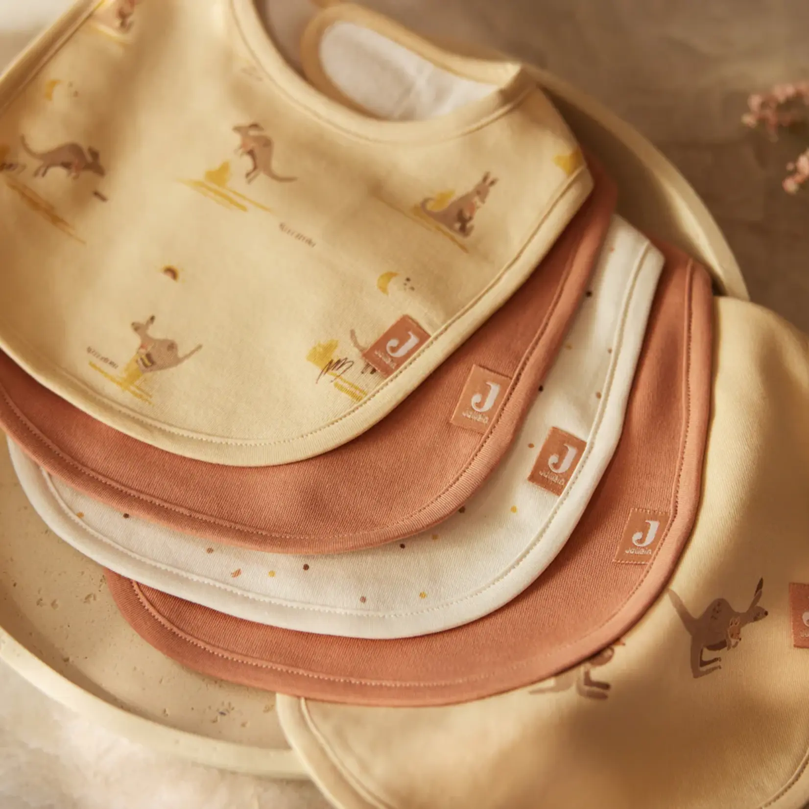 Jollein Set 5 slabben waterproof kangaroots