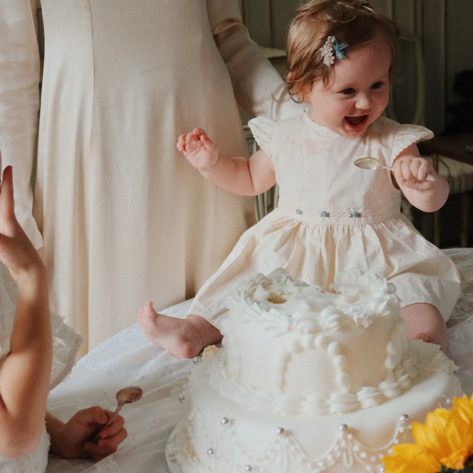 Konges Sløjd Aaliyah celebration baby set | dress & bloomer