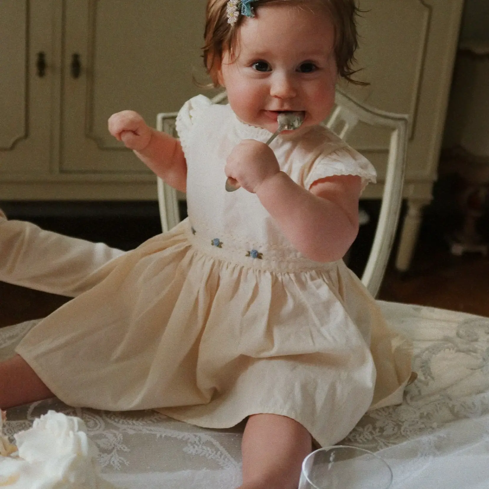 Konges Sløjd Aaliyah celebration baby set | dress & bloomer