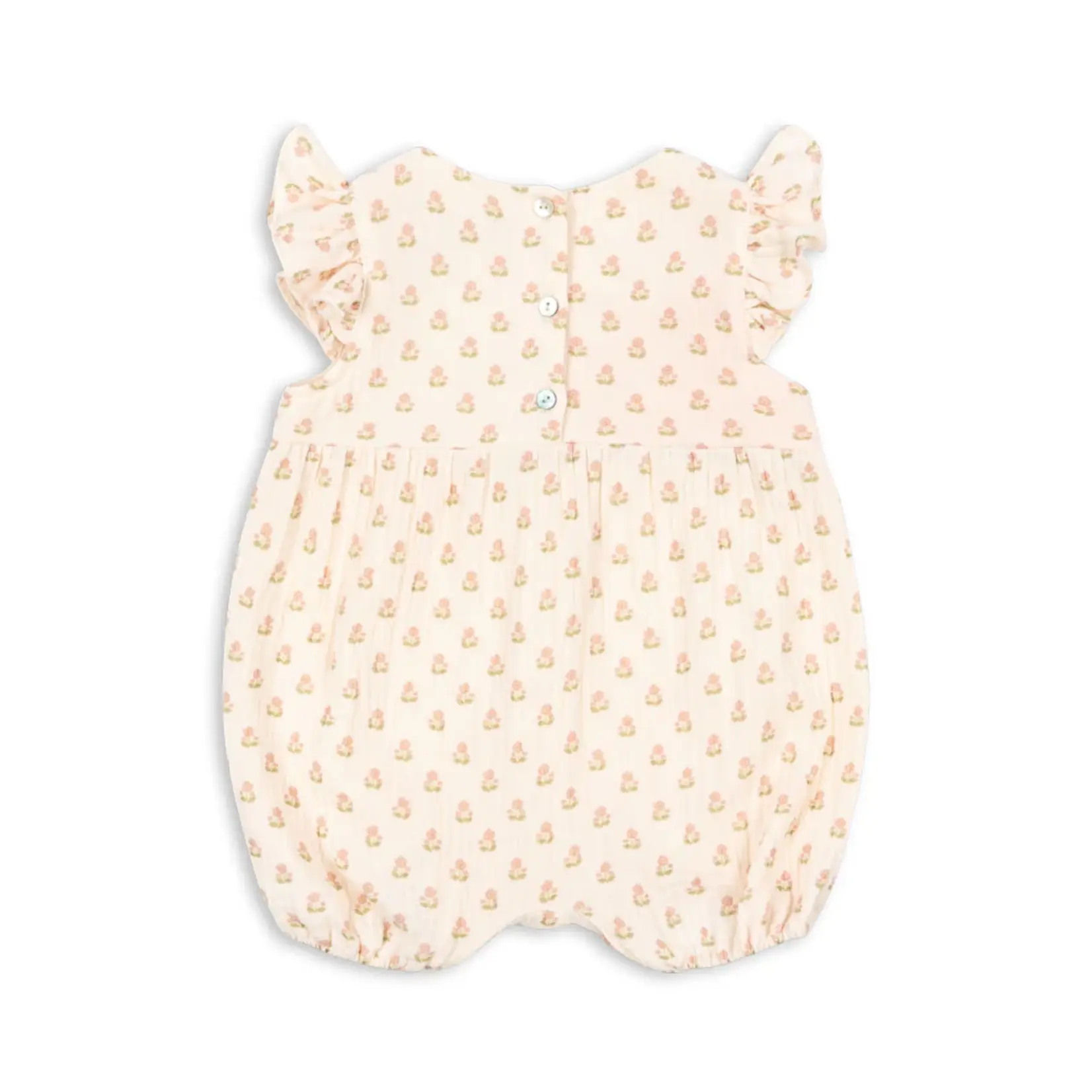 Konges Sløjd Coco frill romper | carta rosa
