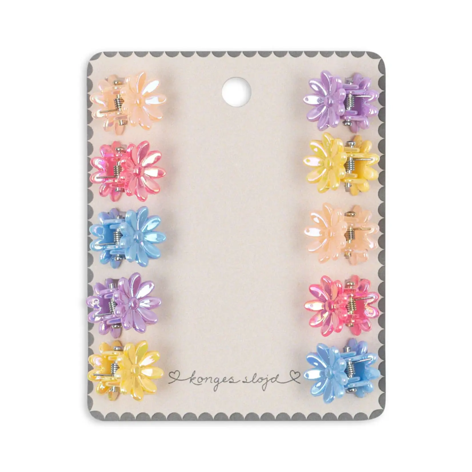 Konges Sløjd Mini flower hair claws hairclips 10P