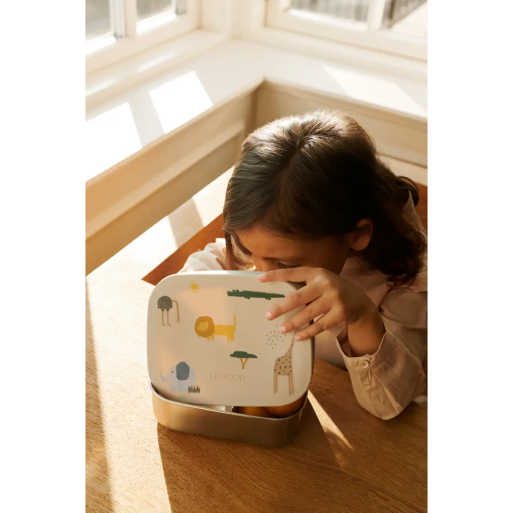 Liewood Arthur printed lunchbox | safari