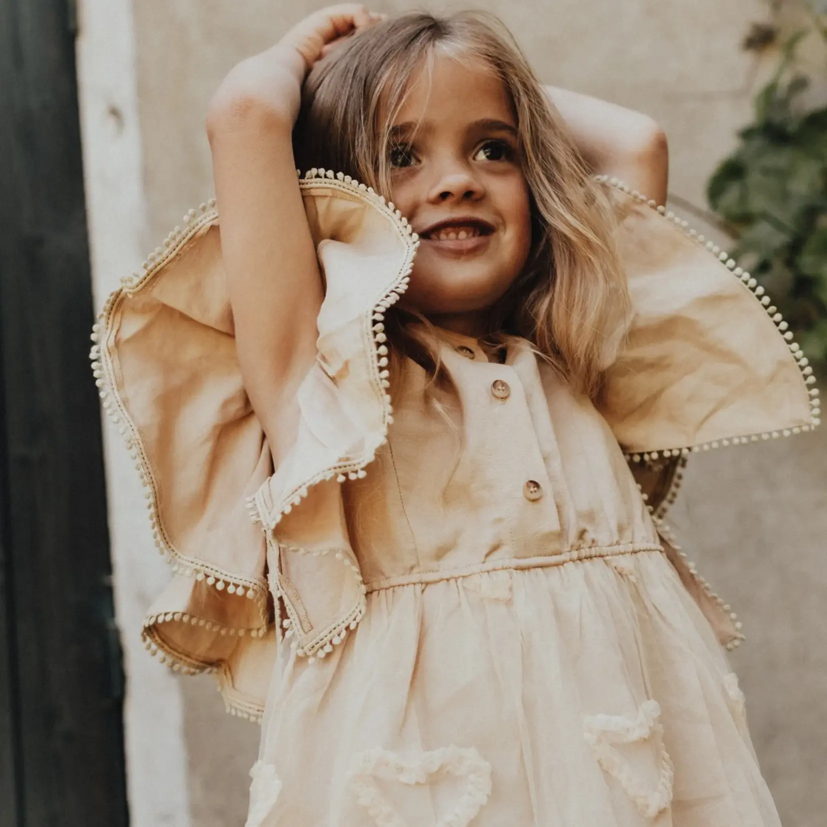 Baje Jurk Denia | creme fawn