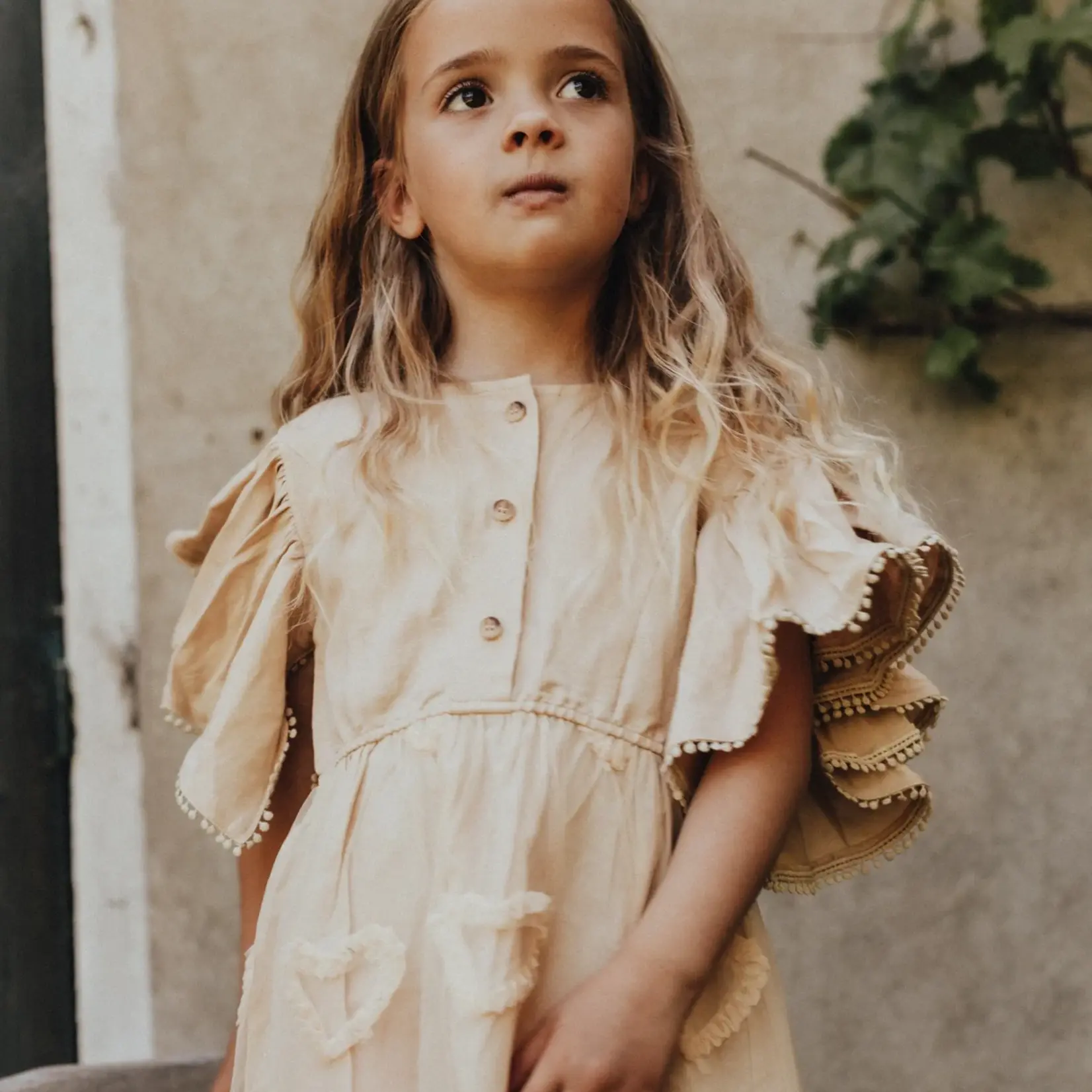 Baje Jurk Denia | creme fawn