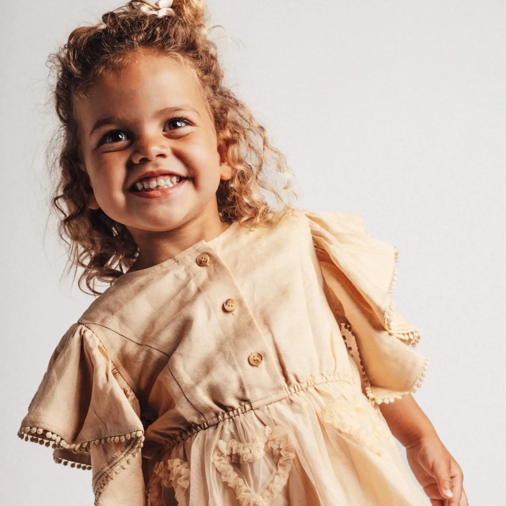 Baje Jurk Denia | creme fawn