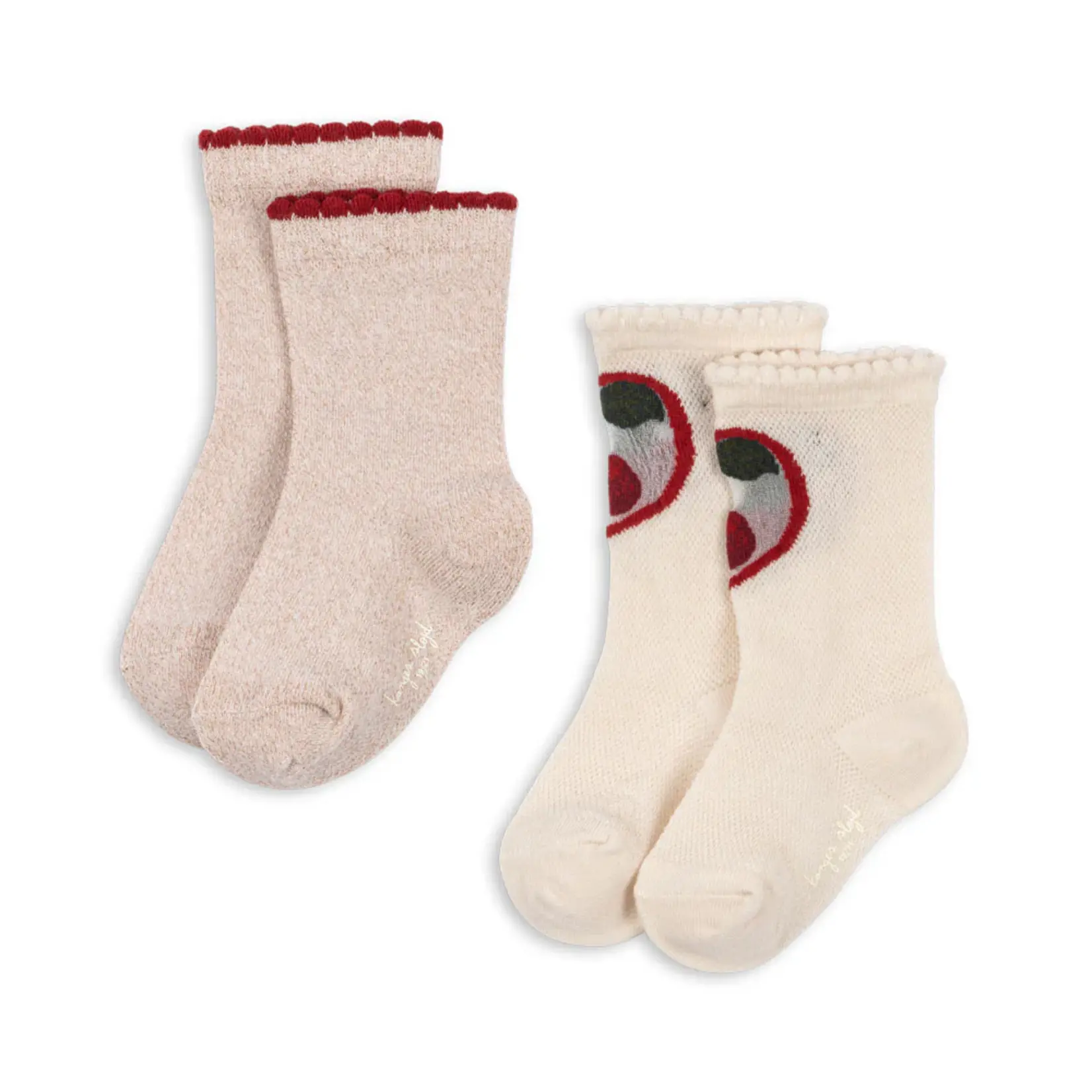 Konges Sløjd Socks cherry rose 2P