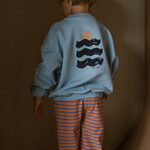 Navy Natural Pull bleu clair coucher de soleil