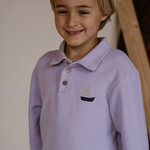 Navy Natural Scott polo sweater lila boat