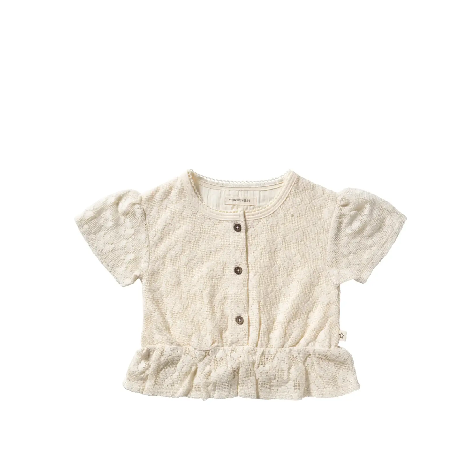 Your Wishes Shirt floral lace  |  white swan