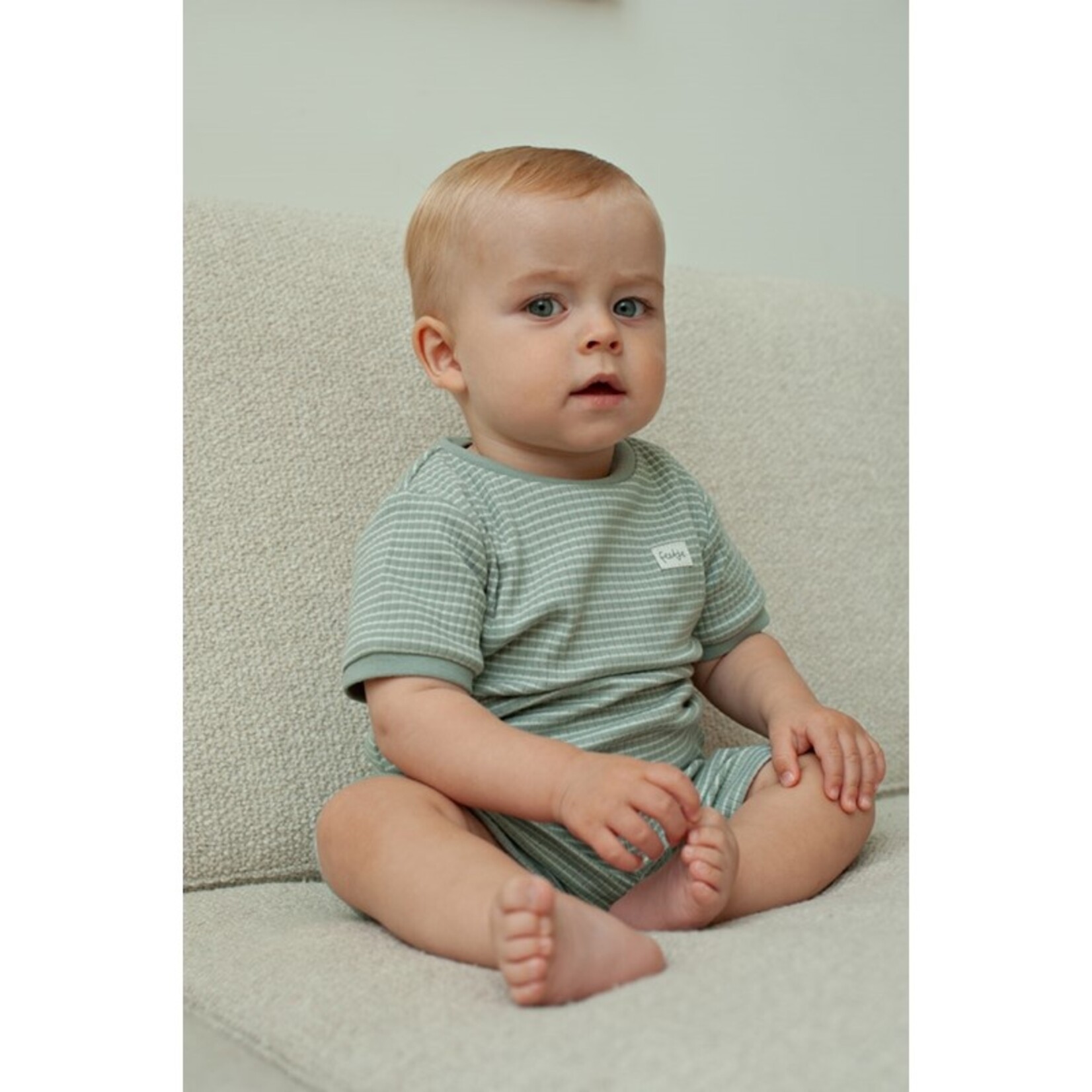 Feetje Shortama wafel sea green | summer special