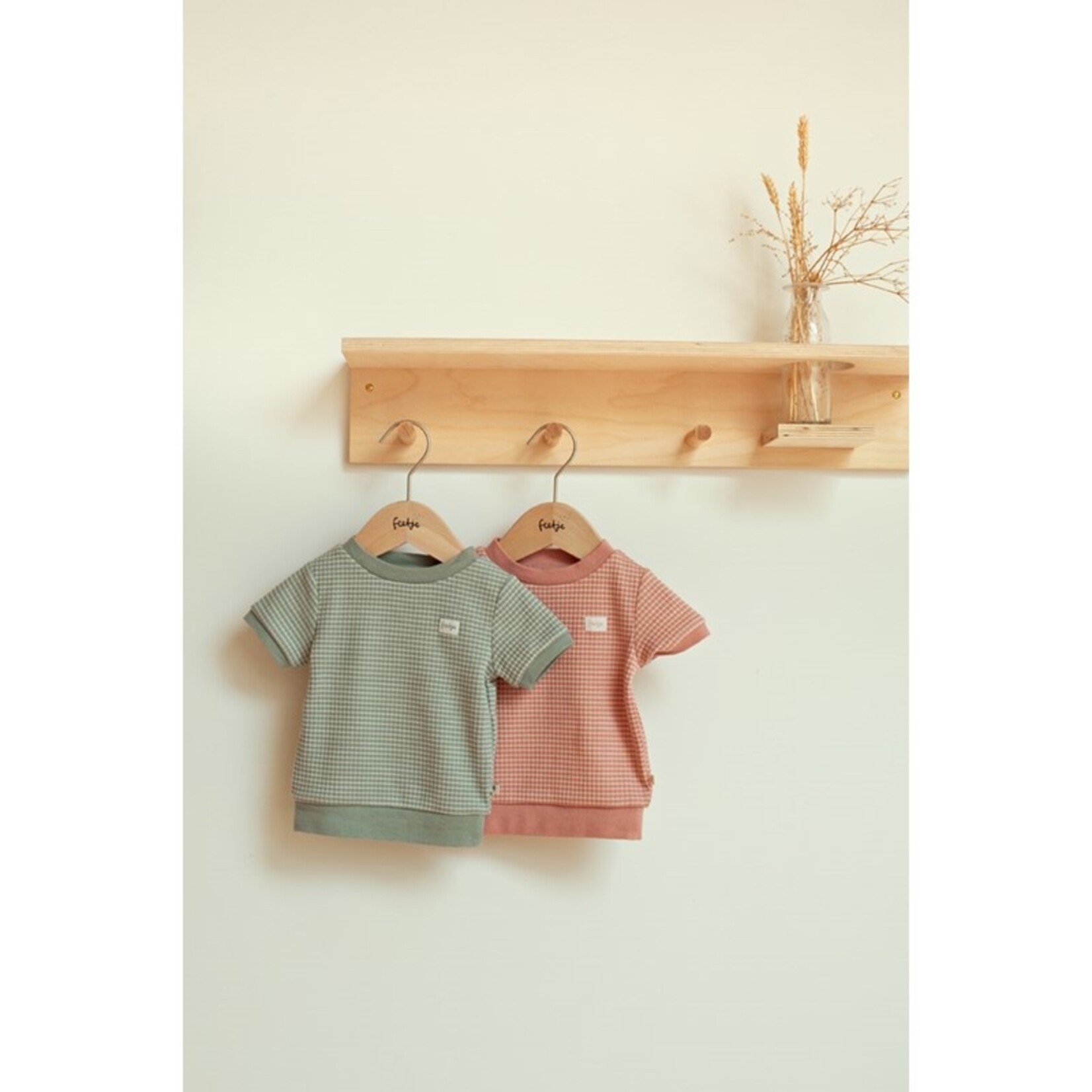 Feetje Shortama wafel sea green | summer special