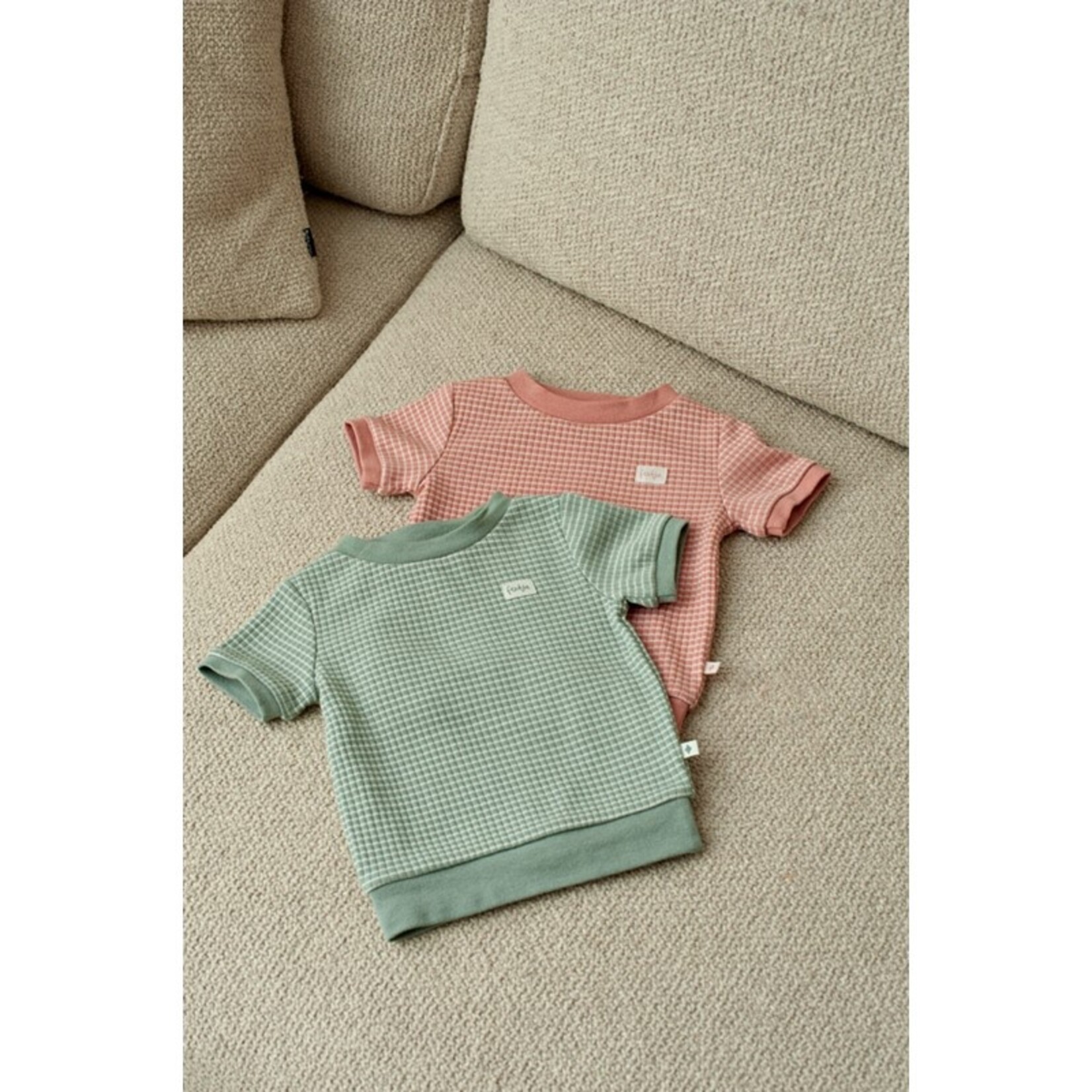 Feetje Shortama wafel sea green | summer special