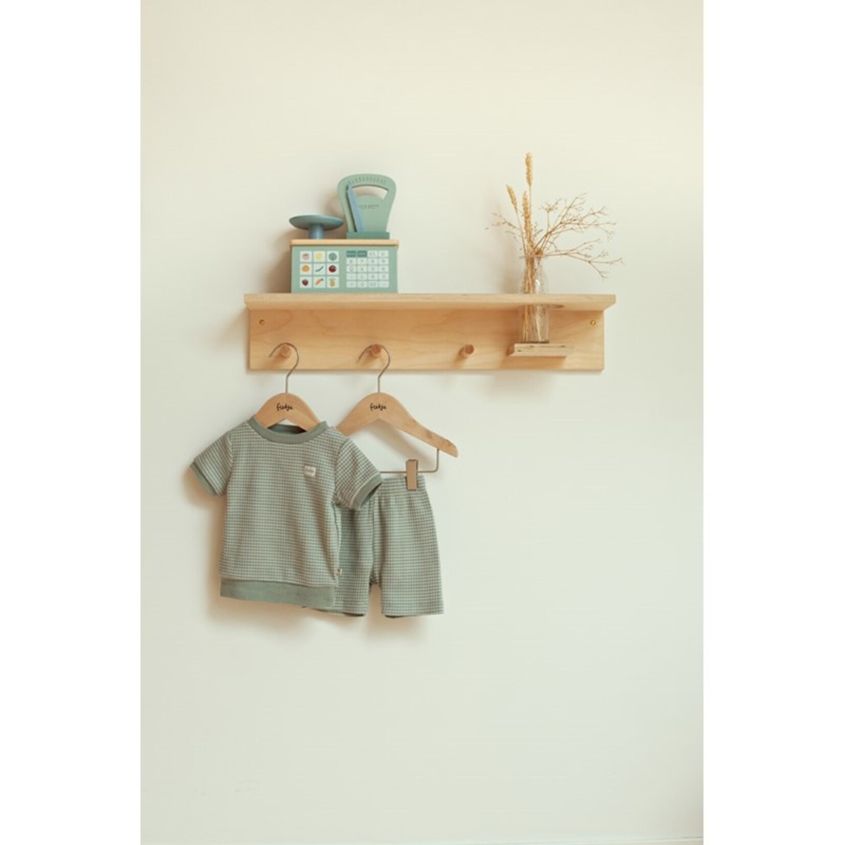 Feetje Shortama wafel sea green | summer special