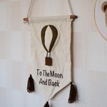 Kidsdepot Wall hanger balloon to the moon and back