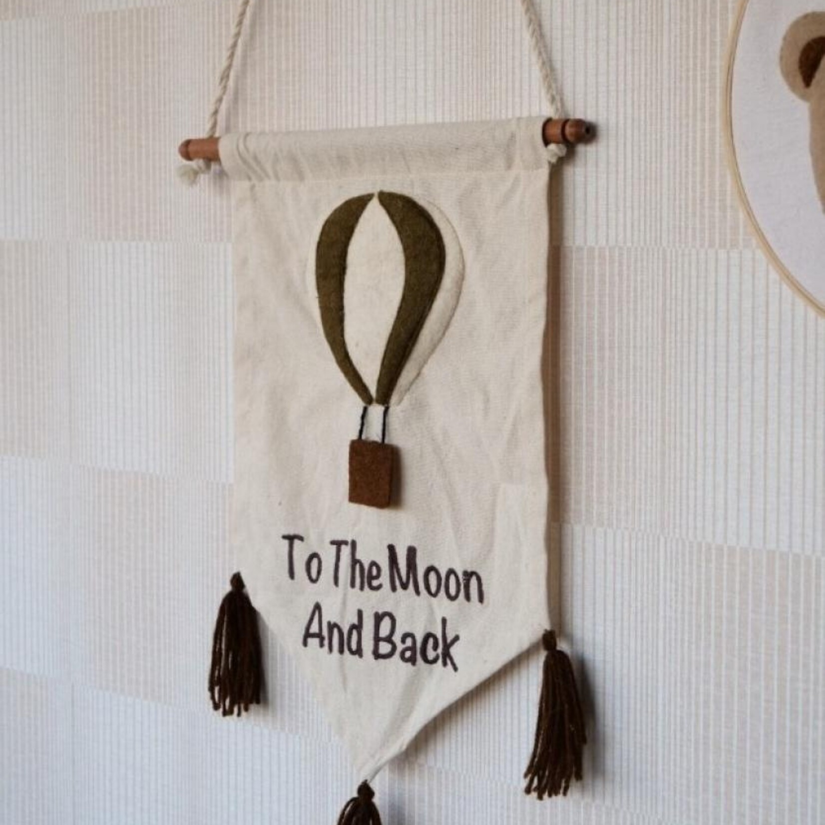 Kidsdepot Wandhanger balloon to the moon and back