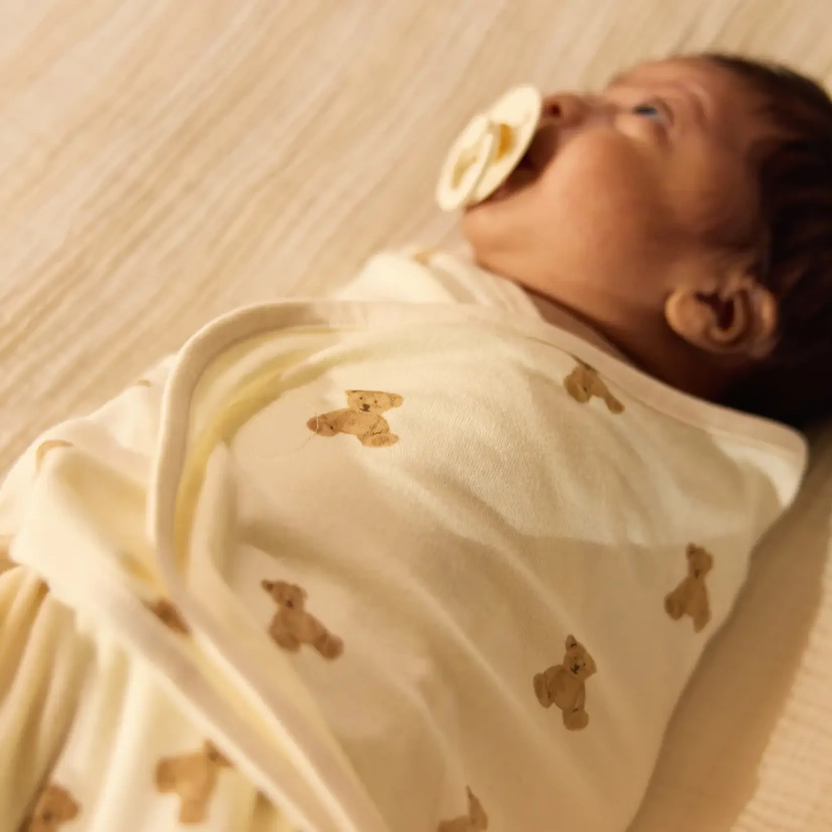 Jollein Sleeping bag wrapper 0-3M | mini teddy bear