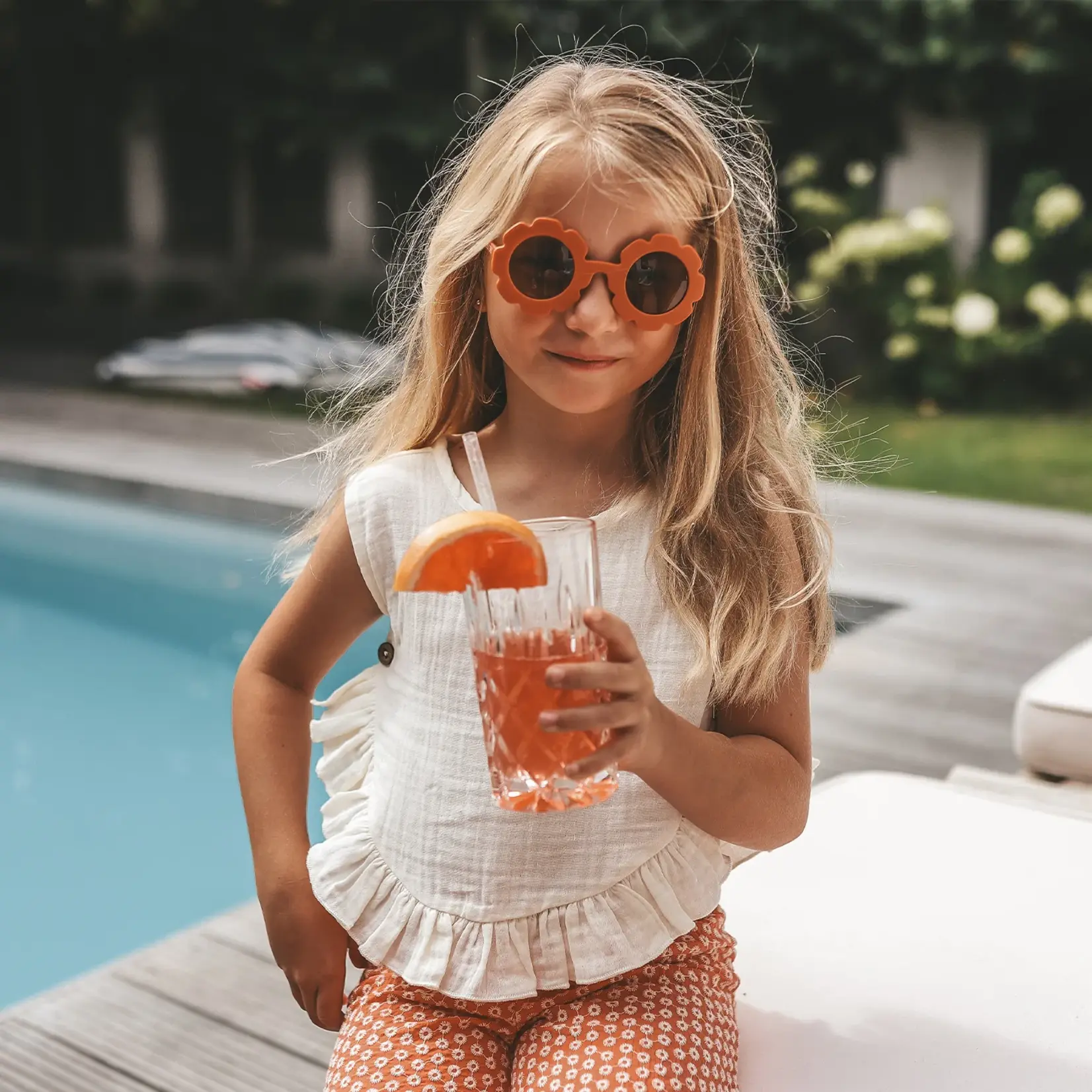 Your Wishes Ruffle vest | tetra antique white