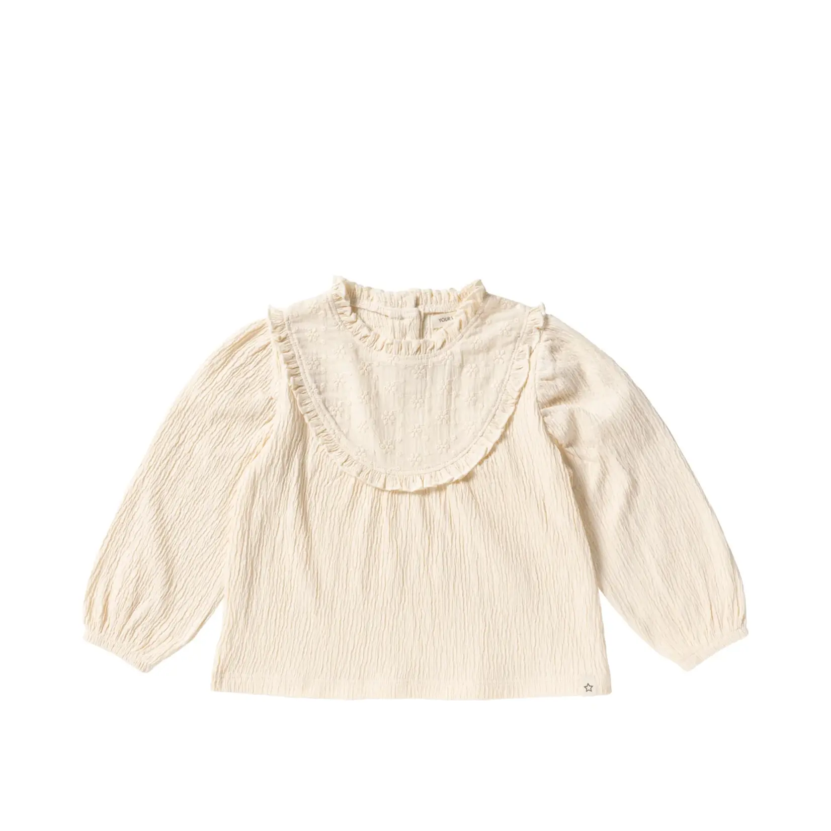 Your Wishes Longsleeve blouse wavy romance  |  white swan