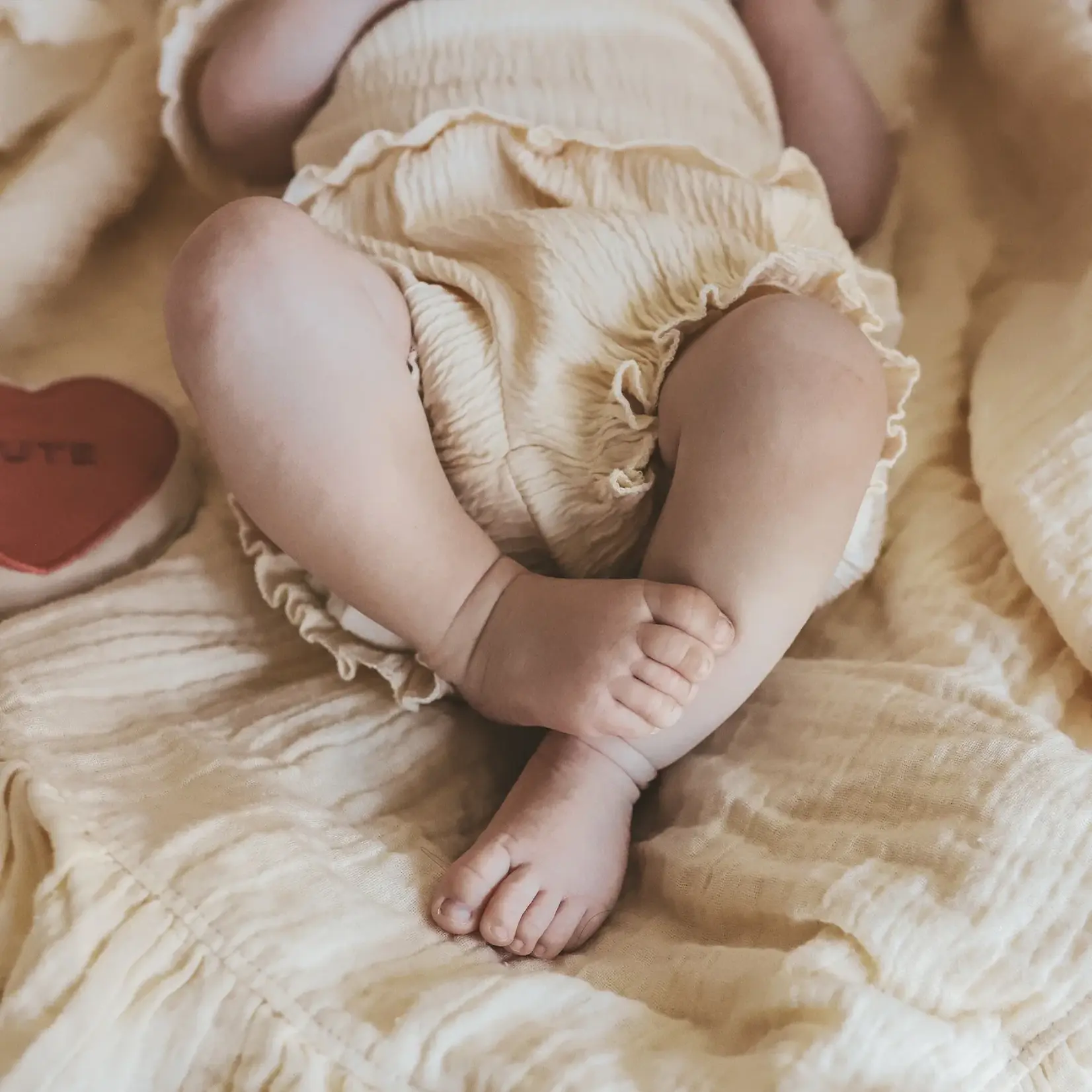 Your Wishes Bloomer à volants ondulé | cygne blanc