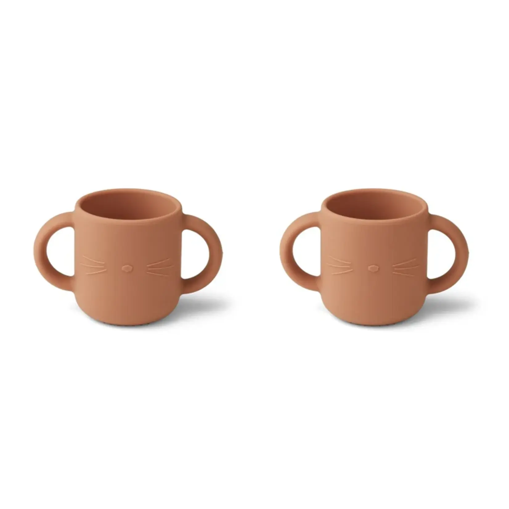 Liewood Lot de 2 tasses Gene | Chat rose Toscane