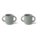 Liewood Lot de 2 tasses Gene | lapin tourterelle bleu